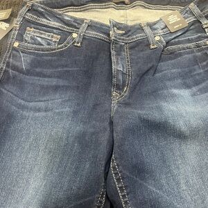 Silver women’s jeans